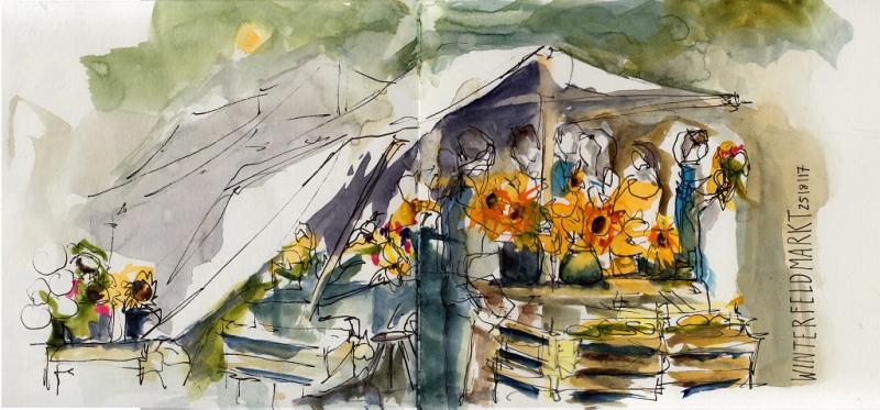Lebendiges Urban Sketching