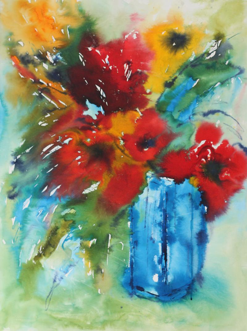 Blumen und Landschaften