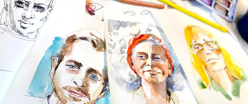 Portraitzeichnen - ein Wochenendvergnügen
