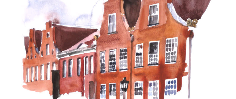 After Work: Architektur in Aquarell