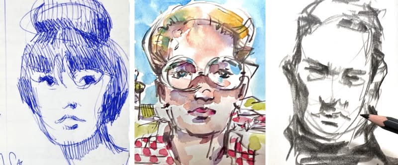 Ganz einfach Sketchen lernen: Gesichter