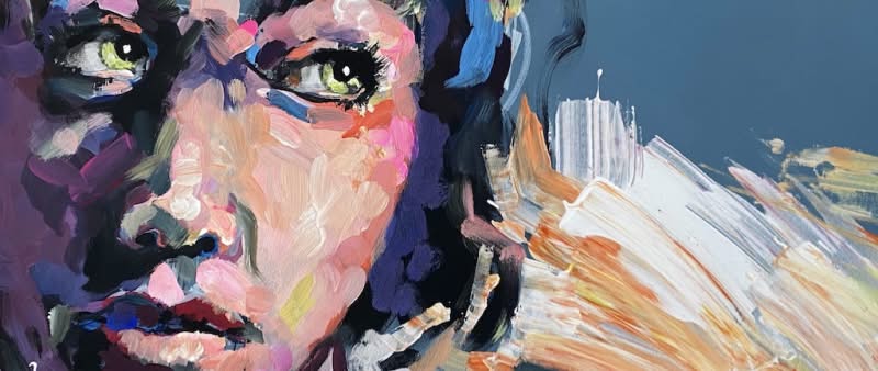 After Work-Kursreihe: Expressives Gesicht in Acryl!