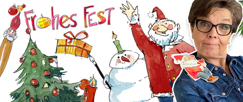 Kompaktkurs: Weihnachtsmotive sketchen!